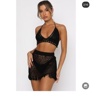 Private Island Crochet Set Black